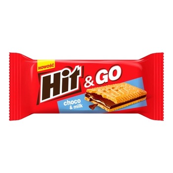 HIT&GO CHOCO&MILK SINGLE BISCUITS