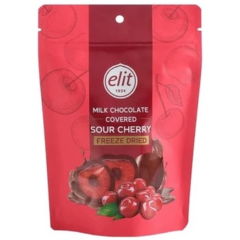 ELIT MILK CHOCOLATE COATED FREEZE-DRIED WHOLE CHERRY DRAGEES (91008007)