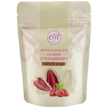 ELIT WHITE CHOCOLATE COVERED WHOLE STRAWBERRY DRAGEE