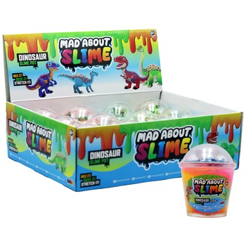 MAD ABOUT SLIME DINOSAUR SLIME POT