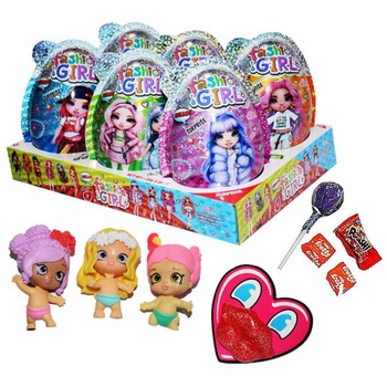 SURPRISE EGG FASHION GIRL TOY EGG 4 IN 1