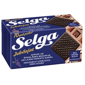 BISCUITS SELGA JUBILEJAS CHOCOLATE AND HAZELNUT TASTE