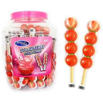PROFISA STRAWBERRY STICK GUMMY
