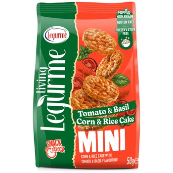 LEGURME TOMATO&BASIL CORN&RICE CAKE