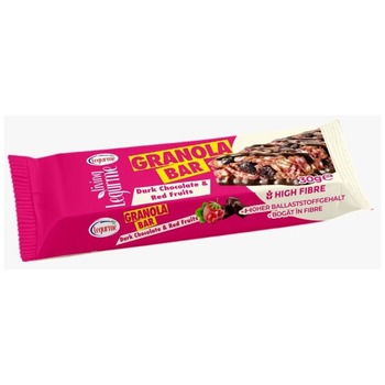 LEGURME GRANOLA BAR DARK CHOCOLATE&RED FRUITS