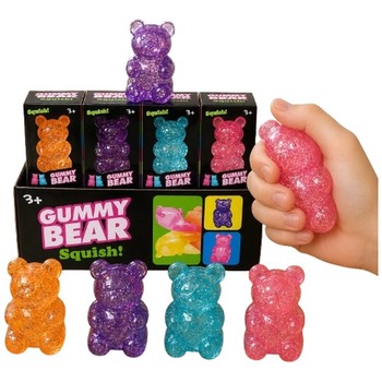 GUMMY BEAR SQUISH GLITTER SQUISHY