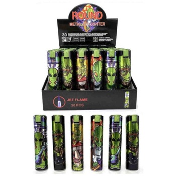 KRICO LIGHTERS SKULLS GREEN BUY 5 GET 1 FREE