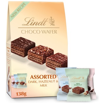LINDT CHOCO WAFER ASSORTED