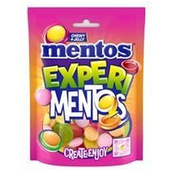 MENTOS CHEWY DRAGEES EXPERI MENTOS (PINK BOX)