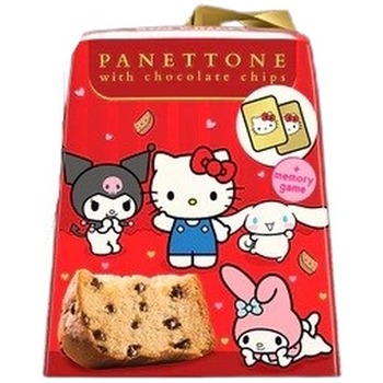 PANETTONE HELLO KITTY AND FRIENDS CAKE WITH CHOCOLATE CHIPS (72701)