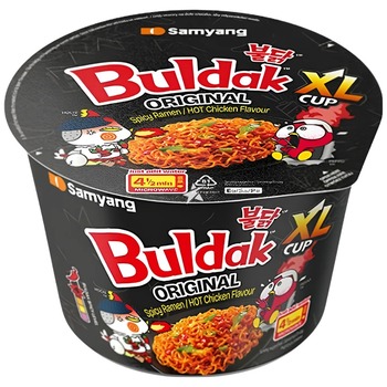 BULDAK XL CUP ORIGINAL SPICY RAMEN/HOT CHICKEN FLAVOUR