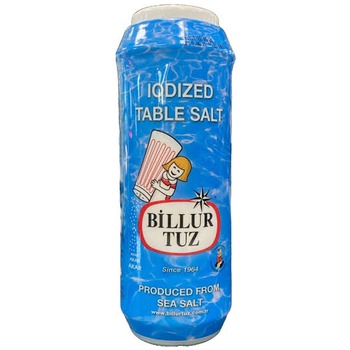 BILLUR TUZ IODIZED TABLE SALT PLASTIC SHAKER