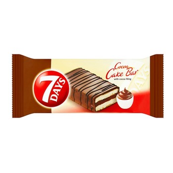 7 DAYS COCOA CAKE BAR WITH COCOA FILLING