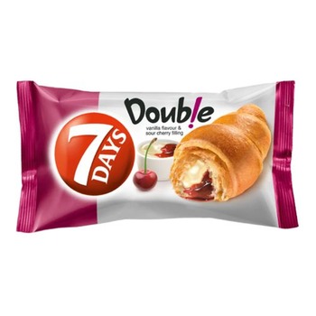 7 DAYS DOUBLE CHERRY & VANILLA CROISSANT