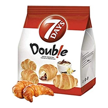 7 DAYS DOUBLE COCOA & VANILLA CROISSANT