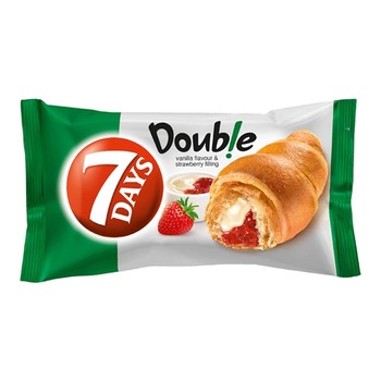 7 DAYS DOUBLE STRAWBERRY & VANILLA CROISSANT