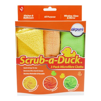 AIRPURE SCRUB-A-DUCK MICROFIBRE CLOTHS