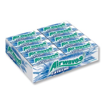 AIRWAVES MENTHOL EXTREME CHEWING GUM (LIGHT BLUE)