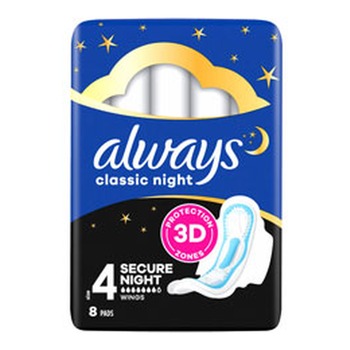 ALWAYS CLASIC NIGHT SIZE 4 SECURE NIGHT (317542)