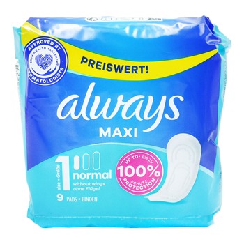 ALWAYS MAXI 1 NORMAL WITHOUT WINGS