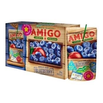 AMIGO APPLE AND BLUEBERRY JUICE
