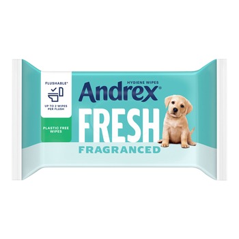 ANDREX FRESH FRAGRANCED HYGIENE WIPES