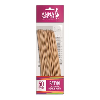 ANNA ZARADNA PATYKI DO SZASZLYKOW LONG WOOD STICKS