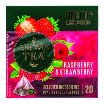AROMA TEA RASPBERRY&STRAWBERRY