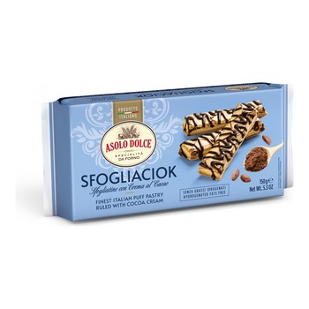 ASOLO DOLCE SFOGLIACIOK PUFF PASTRY RULED WITH COCOA CREAM