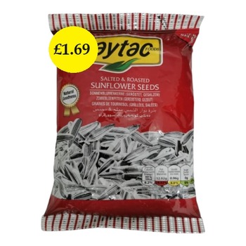 AYTAC SALTED&ROASTED SUNFLOWER SEEDS RED PM£1.69