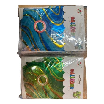 BALLOONS BLUE & GREEN MIX