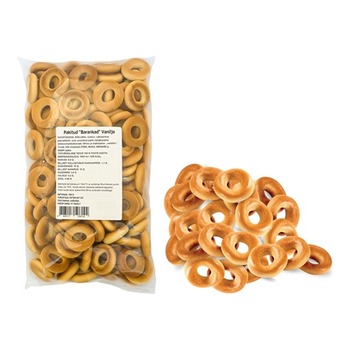 BARANKAS AR VANILAS GARSU DRY BAGELS WITH VANILLING