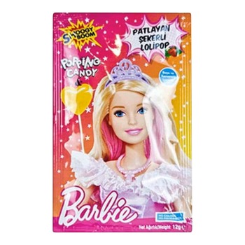 BARBIE POPPING CANDY WITH LOLLIPOP