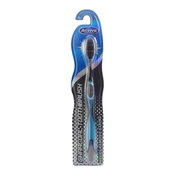 BEAUTY FORMULAS TOOTHBRUSH ACTIVE CHARCOAL