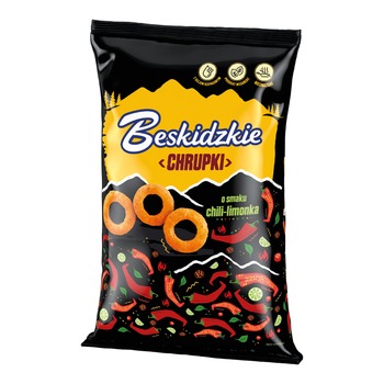 BESKIDZKIE CHRUPKI O SMAKU CHILI-LIMONKA