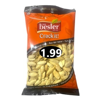 BESLER CRACK IT PUMPKIN SEEDS PM £1.99 (ORANGE)