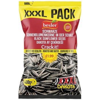 BESLER ROASTED SUNFLOWER SEEDS SALTY XXL PM£1.99