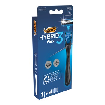 BIG HYBRID 3 BLADE SHAVER WITH 4 LASTING BLADES (921399)