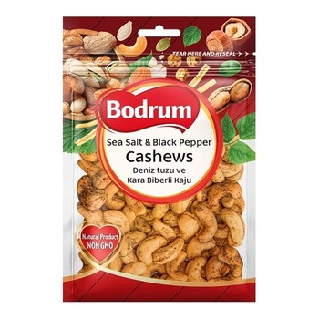 BODRUM SEA SALT&BLACK PEPPER CASHEWS