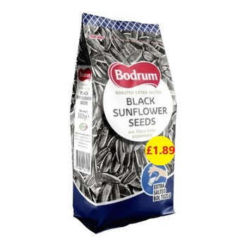 BODRUM SUNFLOWER SEEDS EXTRA SALTED PM£1.89