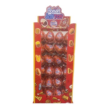 BONART JOYTOP FAST FOOD CHOCOLATE EGG WITH SURPRISE TOY STAND