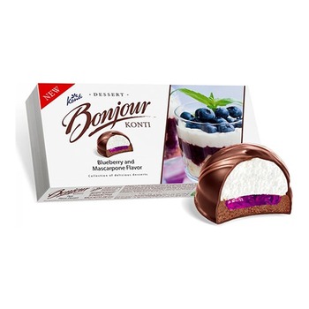 BONJOUR KONTI DEZERTS S PRICHUTI BORUVKY A MASCARPONE