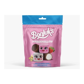 BONLUKS MARSHMALLOW CHOCOLATEY COATED VANILLA AND STRAWBERRY FLAVOURED