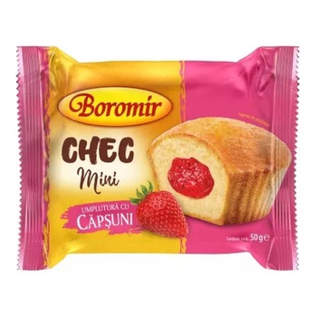 BOROMIR CHEC MINI CAPSUNI (STRAWBERRY)