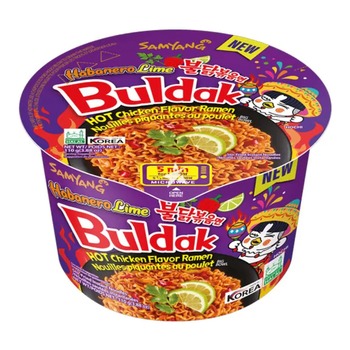 BULDAK HABANERO LIME FLAVOUR NOODLES XL CUP