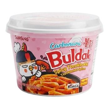 BULDAK SPICY TTEOKBOKKI CARBONARA NOODLES BIG BOWL (NO CHEESE)