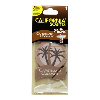 CALIFORNIA SCENTS CAPISTRANO COCONUT CAR FRESHENER (0725)
