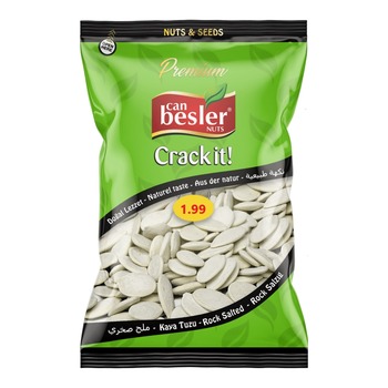 CAN BESLER CRACK IT PUMPKIN SEEDS PM£1.99 (GREEN)