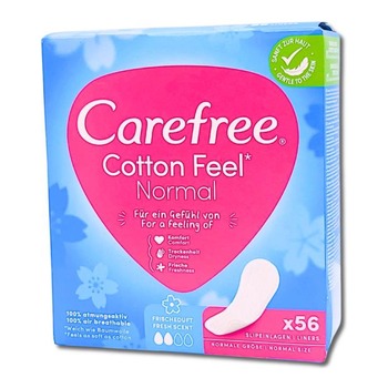 CAREFREE FRESH SCENT NORMAL PANTYLINERS (9777003)JOHNSON