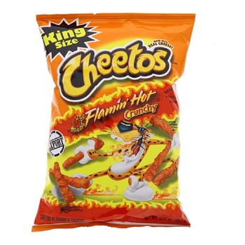 CHEETOS FLAMING HOT CRUNCHY